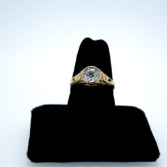 Detailed diamond ring